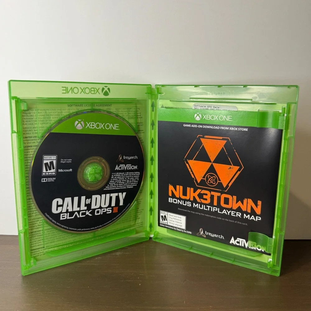 Xbox‎ One Game Call of Duty Black Ops III Nuk3town Bonus Map Activision